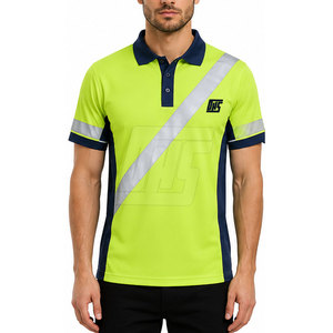 Chemises polo décontractées pour hommes, manches courtes, col classique, tissu doux, coupe confortable, uniforme de bureau - Product Image 3