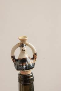 Tapón de Botella de Vino de Cerámica con Impresión Personalizada, Sellador de Corcho Decorativo Reutilizable para Regalos Promocionales, Recuerdos de Boda y Vino - Product Image 2