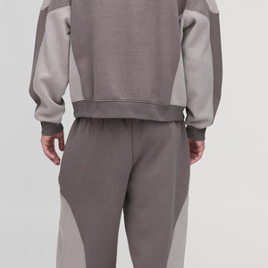 Conjunto de Sudadera con Capucha y Pantalones Jogger de Algodón Grueso, Estilo Urbano, Holgado, Informal, Transpirable, para Invierno, Unisex - Product Image 4