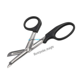 Tijeras para Retirar Suturas Spencer, Curvas Serradas de 12 cm, Punta de Gancho Afilada/Redonda, Hechas de Acero Inoxidable Quirúrgico de Alta Calidad - Product Image 3