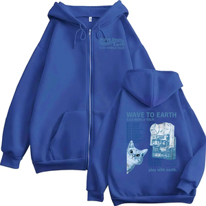 Sweat-shirt à capuche zippé brodé pour homme, 100 % coton French Terry, décontracté, pour l'hiver, coupe classique, manches longues, respirant - Product Image 5