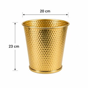 Fabricante confiable de contenedores de basura de hierro de primera calidad, fabricante de contenedores de basura metálicos personalizados para hoteles, restaurantes y oficinas de lujo. - Product Image 2
