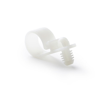 Pince de fixation de câble en plastique Essentra, fixation en forme de flèche, nylon naturel BHLWHC, clip à fixation par trou aveugle