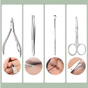 Juego de Cortaúñas Profesional de Acero Inoxidable de Alta Calidad, 18 Piezas, con Punta Curva Afilada y Abertura Amplia para el Cuidado de las Uñas de los Pies, Ideal para Viajes - Product Image 1