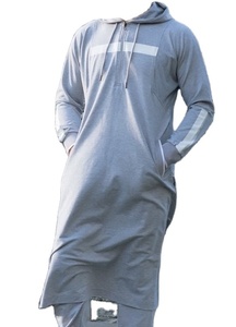 Thobe เสื้อฮู้ดผู้ชายแขนยาวมีฮู้ดลากอิสลาม - Product Image 6