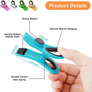 Paquete de 20 Clips Magnéticos para Bolsas y Alimentos, Multiusos, para Almacenamiento de Alimentos en la Cocina y Oficina, Soluciones para Guardar Alimentos y Bocadillos - Product Image 5