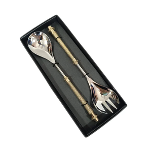 Ensemble de fourchettes à salade en laiton de style luxueux, prix durable, fournisseur en gros d'ensembles de fourchettes à salade en laiton antique - Product Image 6