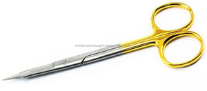 Tijeras Quirúrgicas Veterinarias y Dentales Ergonómicas de Carburo de Tungsteno TC Rectas de 13 cm, Marca Goldman Fox, Clase I, Plateadas, WPS-GFR-TC, CE - Product Image 3