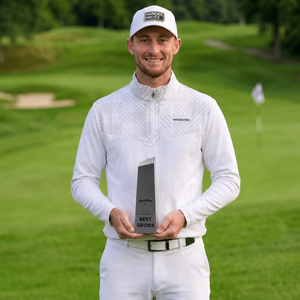 Trophée de golf rectangulaire en acier inoxydable plaqué argent, gravé, pour le meilleur prix brut, pour tournoi sportif 2026, logo personnalisé - Product Image 6