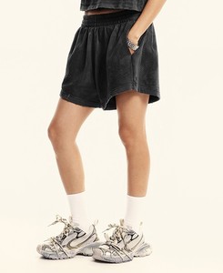 2024 Custom 350g High Quality Women's Fitness Workout Breathable <b>Shorts</b> Casual Acid Wash Women Jogger Sport <b>Shorts</b> - Product Image 2