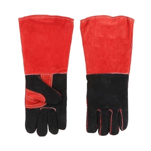 Gants de soudage en cuir de vachette de haute qualité, résistants à la chaleur, ignifuges, durables pour la lutte contre les incendies - Product Image 1