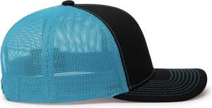 Casquette Trucker Unisexe en Maille 6 Panneaux Réglable Noire Respirante pour Adultes Printemps-Été - Product Image 4