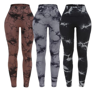 Meilleures ventes Leggings personnalisables avec logo pour femmes, taille haute, pour le sport et le yoga, effet push-up, froncés et sans couture - Product Image 2