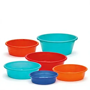 NDURO Bac de Lavage Rond Moderne en PP de Qualité Alimentaire Léger Empilable 32cm pour Cuisine Salle de Bain Camping Voyage & Usage Domestique - Product Image 3