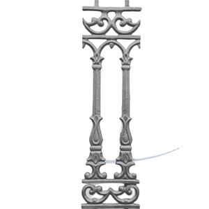 Grille de fenêtre sans cadre en fonte CI, moderne, panneau de sécurité pour balcon avec finition résistante à la rouille - Product Image 1