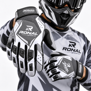 Men's Summer Stunners <b>BMX</b> Racing <b>Gloves</b> Quality Genuine Leather for Full Hand Protection Breathable Function in best sale - Product Image 3