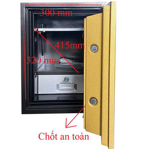 Coffre-fort ignifuge et étanche YUNOS YNS-56E avec serrure électronique - pour bureaux, maisons, hôtels - Product Image 5