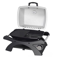 2 Brûleurs Haute Qualité Intérieur Extérieur Portable Extérieur Barbecue en Fonte de Table à Gaz pour Camping Jardin