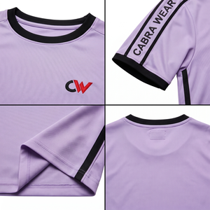 เสื้อยืดแขนสั้นผู้ชาย ผ้าโพลีเอสเตอร์ พิมพ์ลายสกรีน ปักโลโก้ได้ตามต้องการ  แบบเรียบ  ออกแบบได้ตามต้องการ - Product Image 4