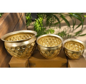 Vase de sol et de table vintage en fer doré, résistant à la rouille, pour centre de table floral de mariage, décoration de maison et de jardin de haute qualité, vente chaude - Product Image 3