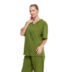 Uniformes Médicos de Manga Corta Tejidos en Algodón 100% para Hospital, Enfermería y Clínica, Conjuntos de Uniformes de Alta Calidad en Oferta - Product Image 2