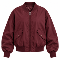 Blousons bomber respirants et coupe-vent pour adultes à bas prix, blousons bomber non tissés pour femmes, dernier design.