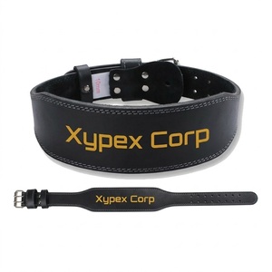 Cinturón de Levantamiento de Pesas de Cuero Resistente con Logotipo Personalizado, Ajustable, Transpirable, Acolchado Suave, Profesional, Antideslizante, de 6 mm de Grosor - Product Image 2