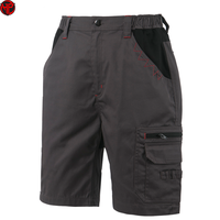 Shorts de travail cargo pour hommes, uniforme de construction industrielle, imprimé, coton et polyester, pantalon court d'extérieur pour adultes