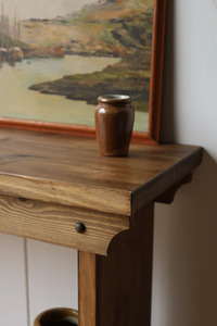Cadre photo en bois rustique style ferme avec support de rangement pour salon et entrée - Product Image 6