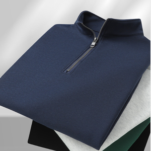 Sudadera con capucha y cremallera de algodón French Terry para mujer, diseño personalizado al por mayor, con estampado, en blanco, tipo quarter. - Product Image 6