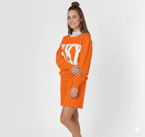 Stylish women oversized hoodie and jogger <b>set</b> fleece lined soft warm comfortable winter outfit relaxed fit premium stitching - Product Image 1