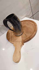 ถาดพิซซ่าไม้อาคาเซียสีธรรมชาติเป็นมิตรต่อสิ่งแวดล้อม - Product Image 5