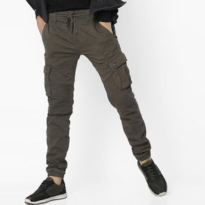 Pantalones Cargo Casuales de Algodón 100% de Corte Recto, Ajuste Delgado, Peso Medio, Cómodos, de Secado Rápido, Cintura Alta, Fabricante Mayorista OEM - Product Image 4