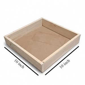 Plateau de service rustique en bois pour mariage, plateau décoratif pour thé, café, en-cas, plateau rectangulaire pour table à manger, buffet, présentation - Product Image 2