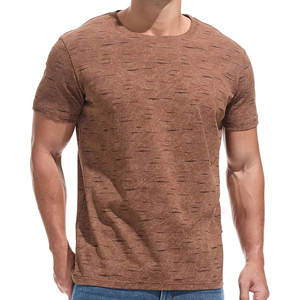 Camiseta de Hombre 100% Algodón, Cuello Redondo, Manga Corta, Corte Holgado, Diseño con Letras Impresas en Serigrafía, Anti-Pilling - Product Image 1