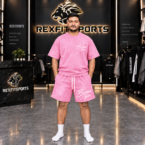 Conjunto de Camiseta y Pantalones Cortos Urbanos para Hombre, Estampado Gráfico, Estilo Holgado, Informal de Verano, 2 Piezas, Proveedor Mayorista - Product Image 2