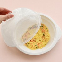 Cuiseur vapeur en plastique sans BPA fabriqué en Corée avec plateau égouttoir pour patates douces et boulettes, écologique