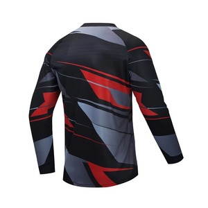 Maillot de motocross à manches longues pour homme, design personnalisé, haute qualité, respirant, polyester/nylon, séchage rapide, vêtements de sport - Product Image 2