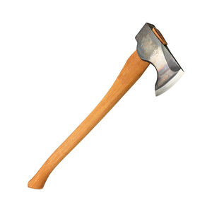 Hache de bûcheron industrielle en acier à haute teneur en carbone forgée à la main, hache à barbe pour fendre le bois, hache de camping avec manche en frêne, logo personnalisé, OEM, vente en gros - Product Image 3
