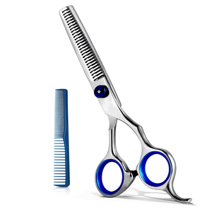 Ciseaux de coiffure professionnels pour barbier et styliste, en acier inoxydable, tranchants et robustes - Product Image 1