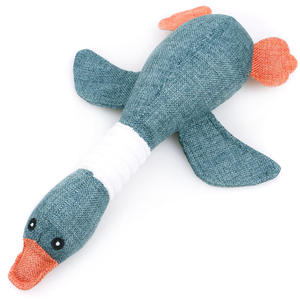 Flying Duck Stuffed Squeaky Durable Dog Chew Toys - Product Image 1