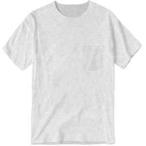 T-shirt décontracté tricoté sur mesure pour homme 2026 – Coton et fibre de bambou de haute qualité, coupe classique, streetwear, uni, 200 grammes, soie - Product Image 5
