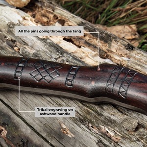 Hacha Táctica Portátil Multiusos para Exteriores, para Cortar Madera, Hacha de Combate, Martillo, con Hoja de 5 Pulgadas, de Alta Calidad - Product Image 5