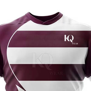 Tenue de rugby moderne pour hommes, maillot et short respirants et légers à manches courtes, durables pour l'entraînement et les matchs - Product Image 6