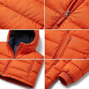 Chaqueta de Plumón para Hombre, Otoño, Exterior, Color Naranja Brillante, de Lana, Impermeable, Cortavientos, para Senderismo y Trekking, Cuello Alto, Logotipo Personalizable - Product Image 4