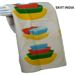 Essuie-tout en coton imprimé personnalisé, écologique, durable, séchage rapide, lavable, uni, jetable, tissé – Vente en gros à prix réduit - Product Image 6