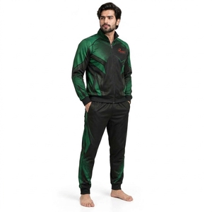 Stylish Men Sublimation <b>Tracksuit</b> Made With Comfortable Fabric And Reliable <b>Stitching</b> Offering Attractive Printed Details Smooth - Product Image 1