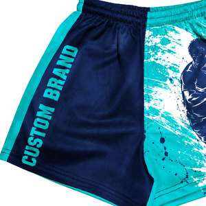 Shorts de rugby avec impression par sublimation, logo OEM, shorts de football, vêtements de sport pour la course à pied, shorts de rugby pour hommes avec design personnalisé - Product Image 2