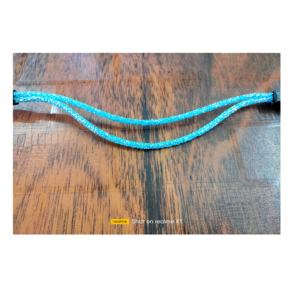 Bandeau de sourcils équestre de créateur personnalisable pour l'équitation Confortable or cristal strass cuir personnalisable équitation - Product Image 2