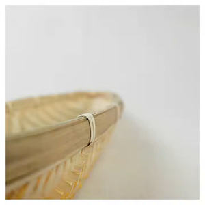 Paniers de rangement décoratifs de table de maison de restaurant en gros d'usine avec le panier en bambou tissé à la main de haute qualité - Product Image 5